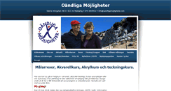 Desktop Screenshot of oandligamojligheter.com